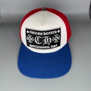 Chrome Hearts Red and Blue Mesh Cap